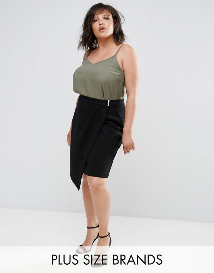 Elvi Black Tulip Skirt - Black