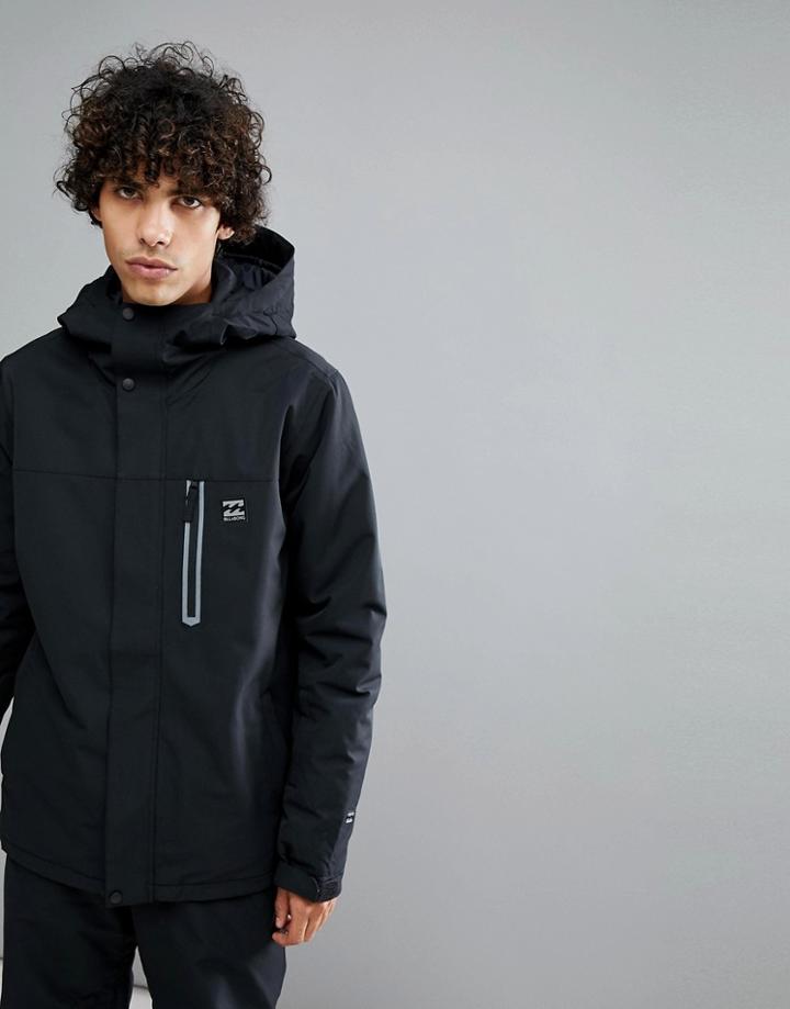 Billabong All Day Snow Jacket In Black - Black