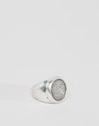 Icon Brand Chunky Signet Ring In Silver - Silver