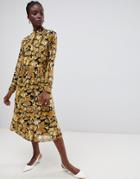 Gestuz Aliva Baroque Maxi Dress - Gold