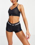 Under Armour Training Heatgear Booty Shorts In Black