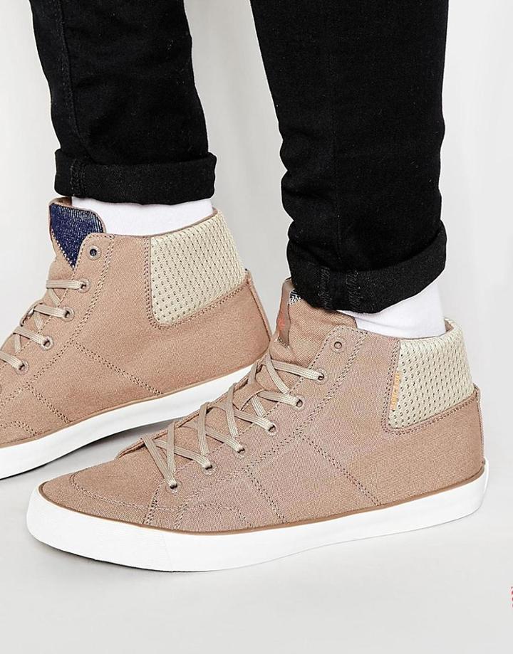 Jack & Jones Deeside Hi-top Sneakers - Brown