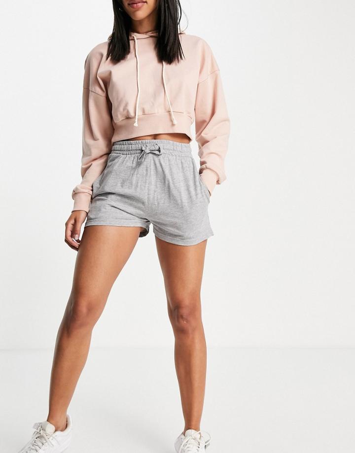 Parisian Matching Shorts In Gray-grey