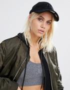 New Era Suede 9 Forty Cap In Black - Black