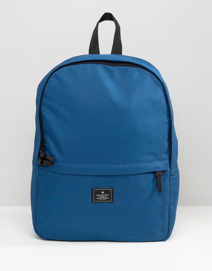 Asos Backpack In Blue - Blue