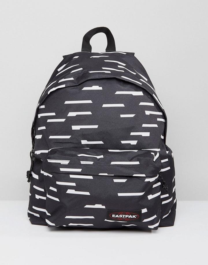 Eastpak Padded Pak'r Backpack With Dash Alert Print 24l - Black