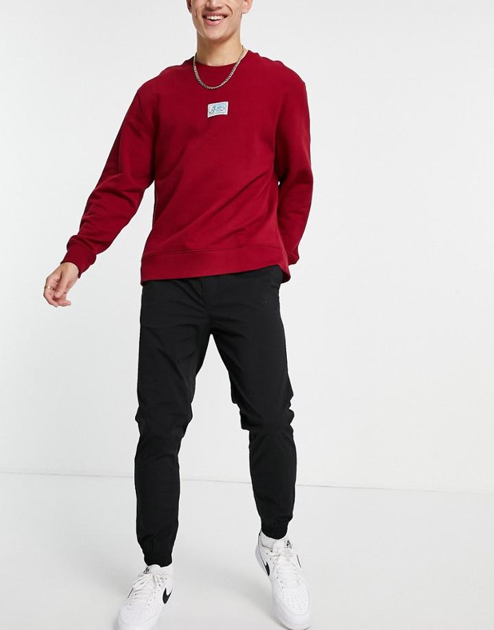 Jack & Jones Intelligence Poly Sweatpants In Black