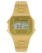 Casio A168wg-9ef Gold Plated Digital Watch - Gold