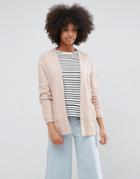 Asos Ultimate Chunky Knit Cardigan - Pink