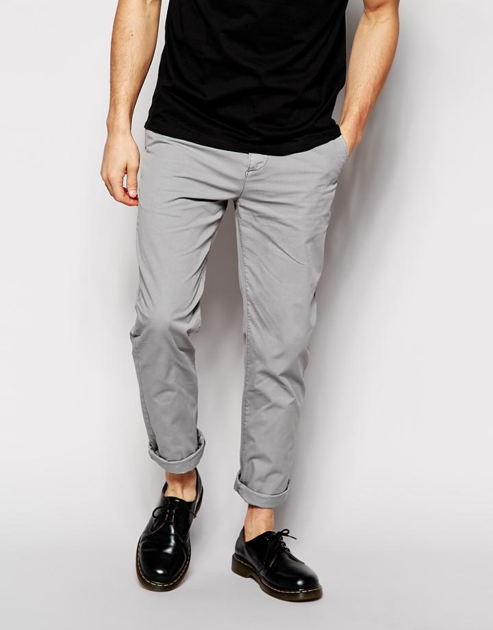 Asos Slim Chinos - Warm Gray