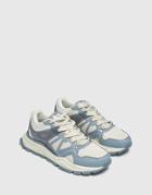 Pull & Bear 90's Chunky Sneakers In Blue