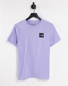 The North Face Fine T-shirt In Lilac-purple
