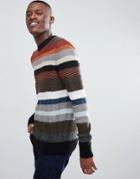 Kiomi Stripe Sweater With Multi Texture - Multi