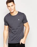 Asos Logo T-shirt With Crew Neck - Washed Black