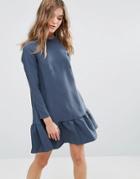 Closet Pephem Long Sleeve Dress - Green
