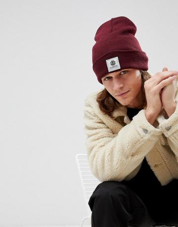 Element Dusk Beanie - Red