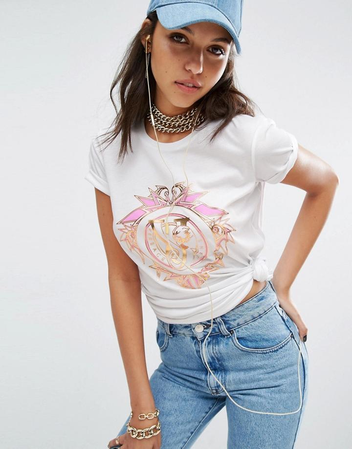 Versace Jeans Foil Logo T-shirt - E003 White