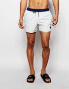 Native Youth Swim Shorts With Contrast Waistband - Gray