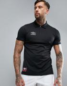 Umbro Pro Training Polo Shirt In Black - Black