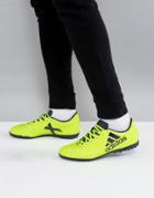 Adidas Soccer X 17.4 Astro Turf Sneakers In Yellow S82415 - Yellow