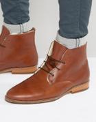 Bobbies L'explorateur Faux Shearling Lace Up Boots - Brown
