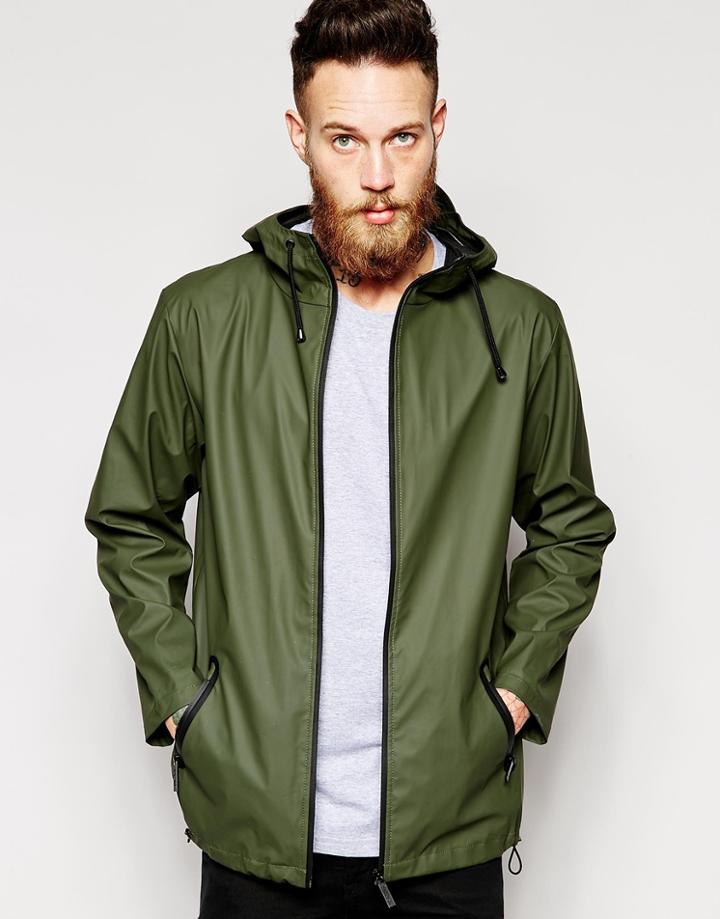 Rains Waterproof Breaker Jacket - Green