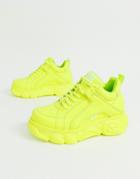 Buffalo Corin Neon Lowtop Platform Sneaker - Yellow