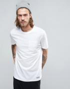Element Basic Pocket T-shirt In White - White