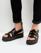 Dr Martens Terry Strap Sandals In Black - Black