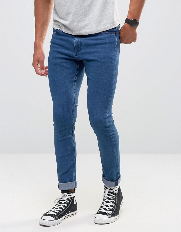 Only & Sons Super Skinny Jeans - Blue