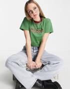 Kickers Relaxed T-shirt In Retro Stripe Front Logo-multi