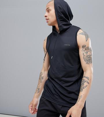 Tribeka Sleeveless Hoodie - Black