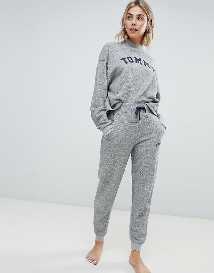 Tommy Hilfiger Varsity Track Pants - Gray