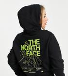 The North Face Mountain Outline Hoodie In Black Exclusive At Asos