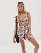 Maaji Beach Bungalow Shorts In Floral Multi - Multi
