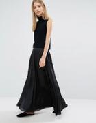 Samsoe & Samsoe Nuit Long Skirt - Black