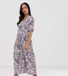 Y.a.s Paisley Print Tiered Maxi Dress