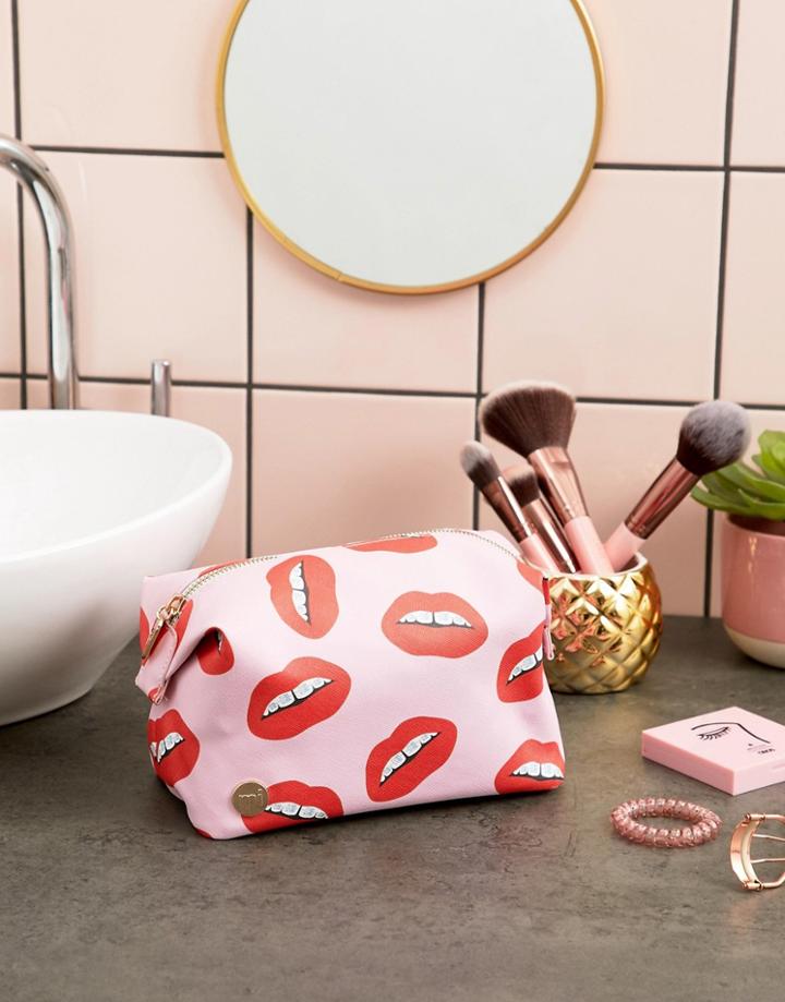Mi-pac Xtatty Devine Dental Bling Pink Toiletry Bag - Pink