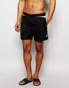 Diesel Chevron Board Shorts - Black