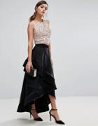 Coast Lorenza Drape Skirt - Black