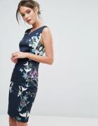 Ted Baker Katiey Spring Meadows Midi Dress - Navy