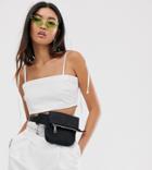Collusion Tailored Crop Top - White