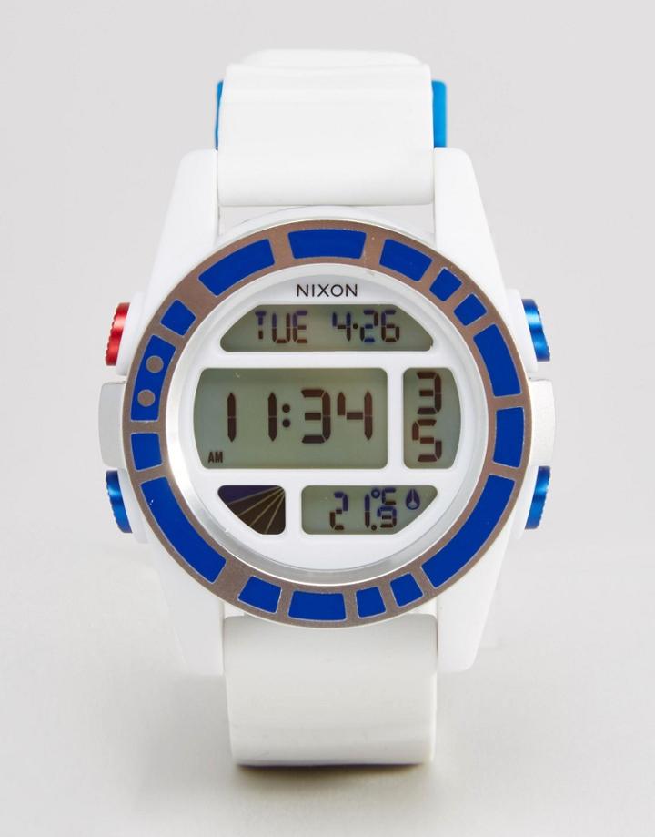 Nixon X Star Wars R2-d2 Unit Digital Watch - White