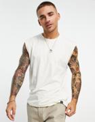 Pull & Bear Oversized Tank Top In White