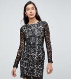 Parisian Tall Lace Shift Dress - Black