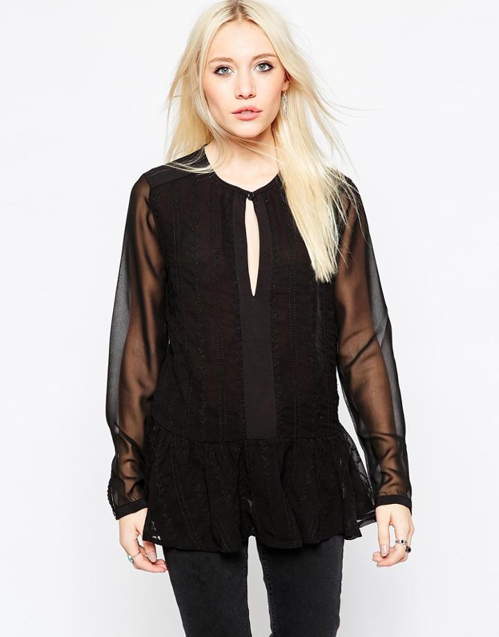 Religion Merge Top - Black