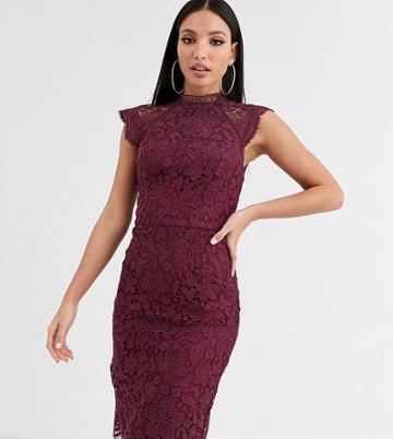 Chi Chi London Tall Mini Dress In Magenta