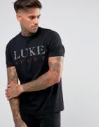 Luke Sport Max Logo T-shirt In Black - Black