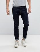 Selected Homme Indigo Rinse Wash Jeans With Stretch In Slim Fit - Blue