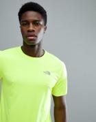 The North Face Mountain Athletics Running T-shirt Dome Logo In Dayglo Yellow - Yellow